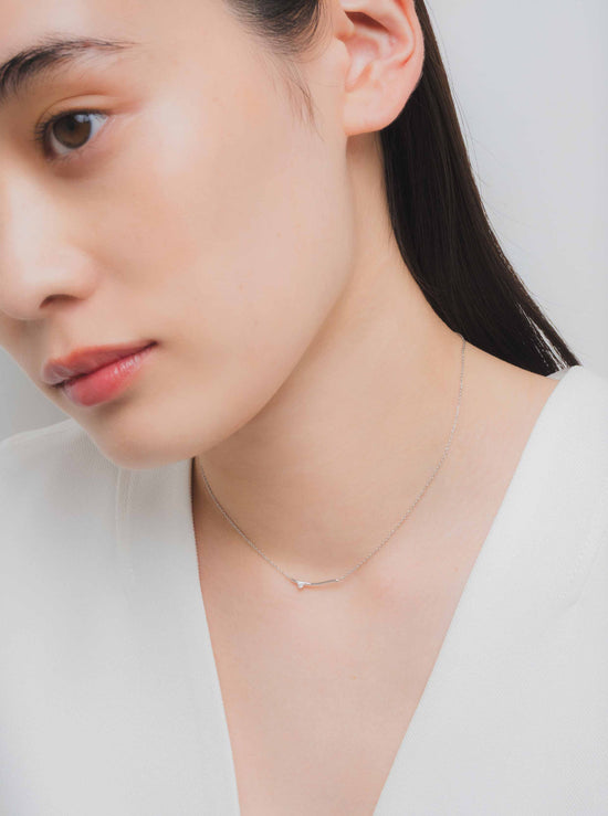 branch stone necklace 18N-SV　　