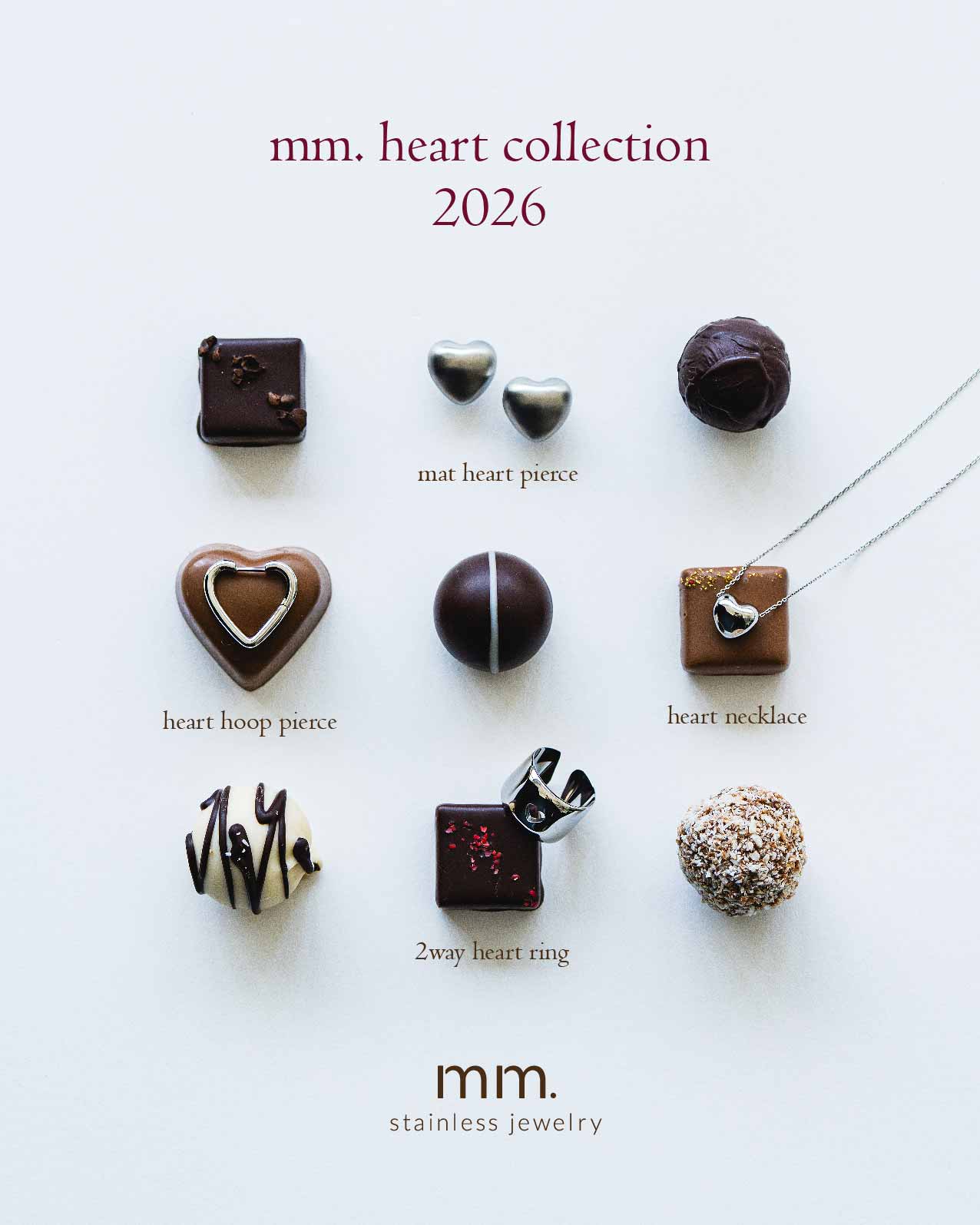 マットハートピアス 59P-GD