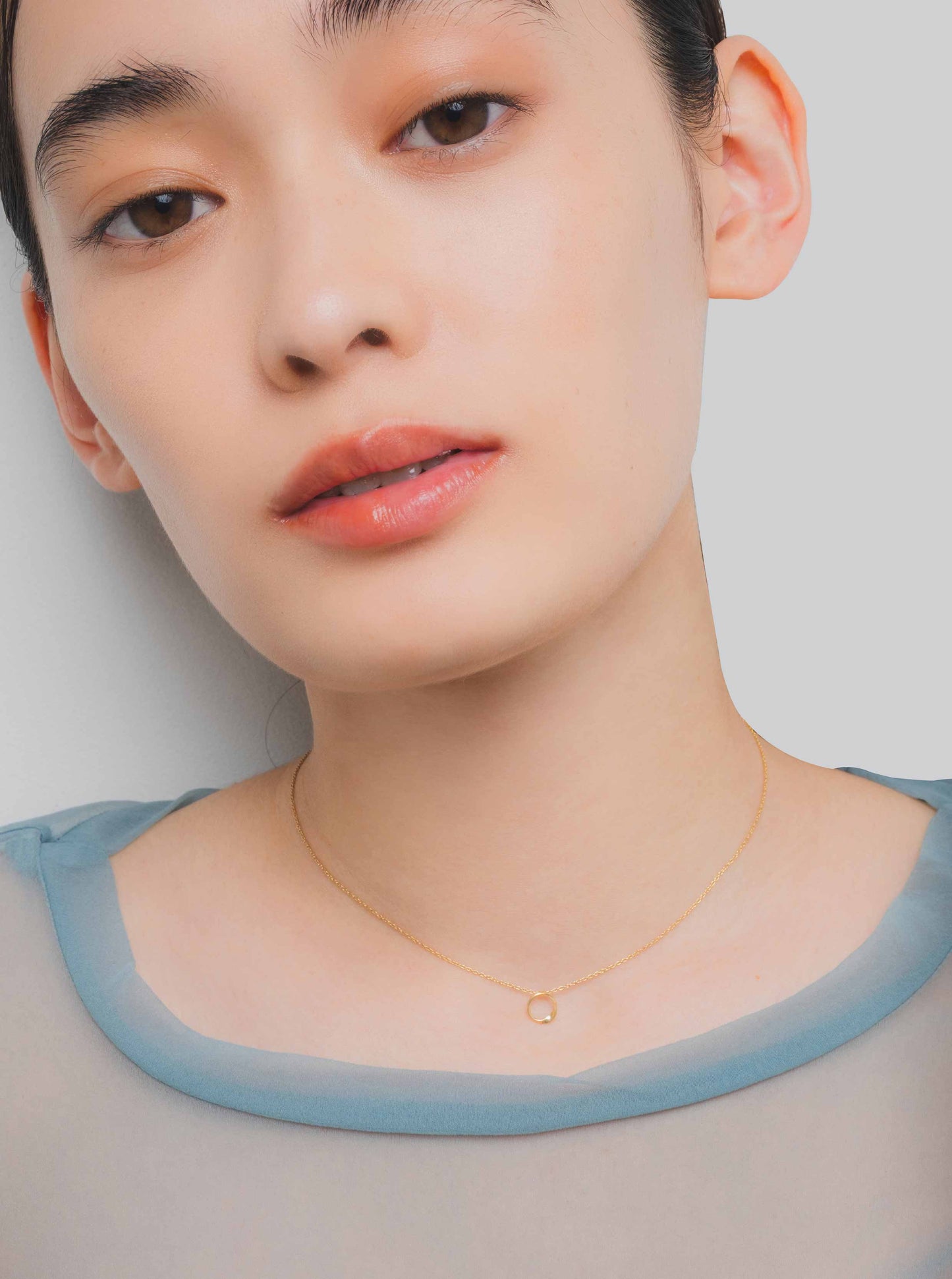 open circle necklace 29N-PKGD