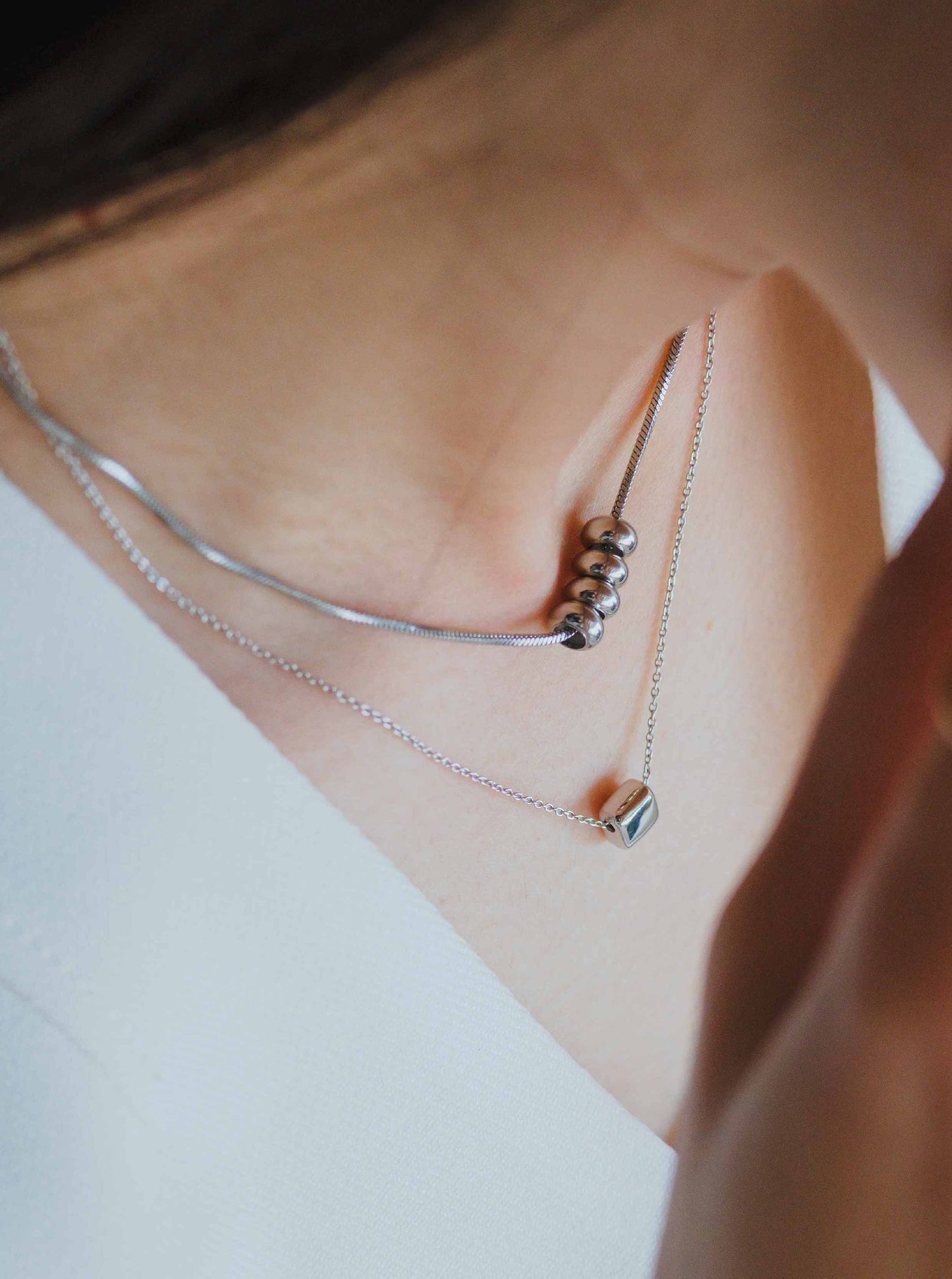 スクエアネックレス 65N-GD