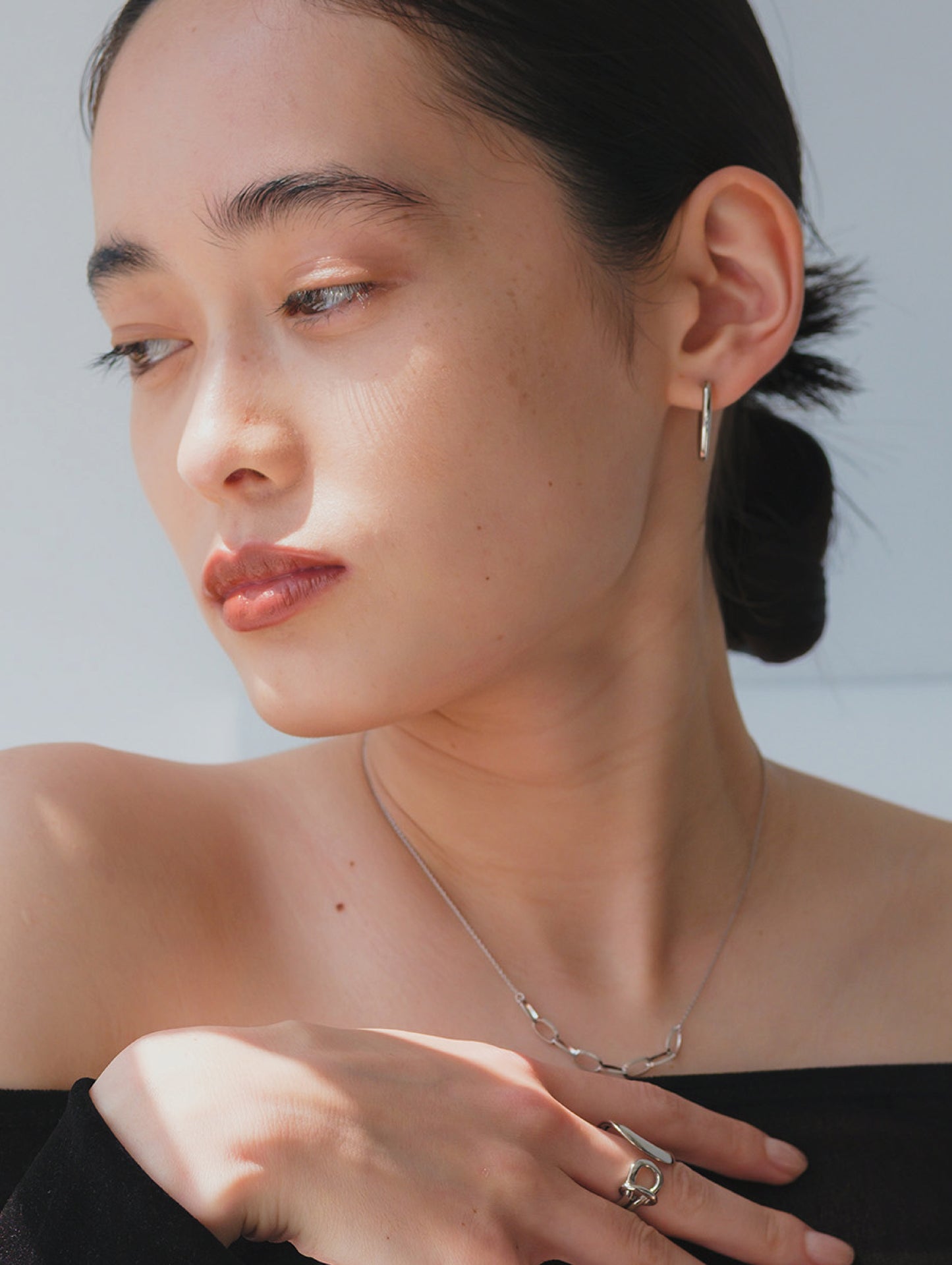 ハートフープピアス 60P-GD