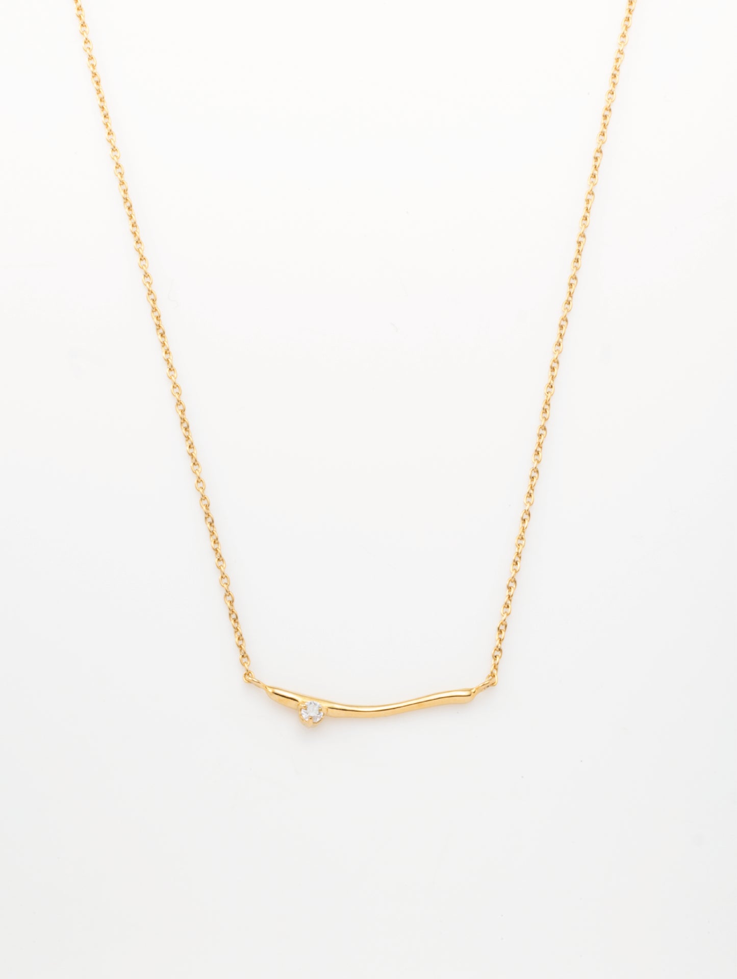 branch stone necklace 18N-GD　　