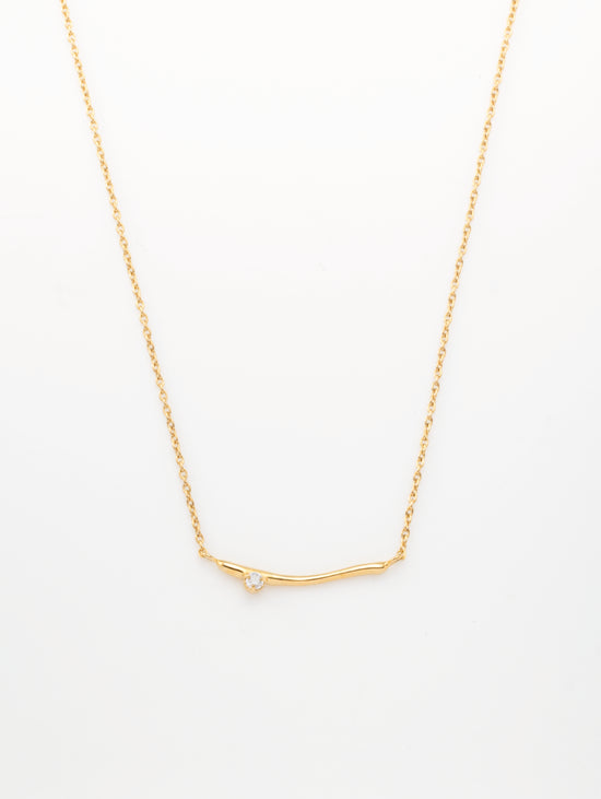 branch stone necklace 18N-GD　　