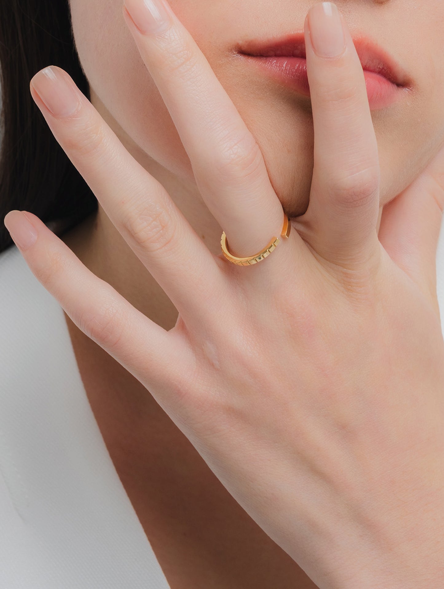 スクエアカットリング 56R-GD