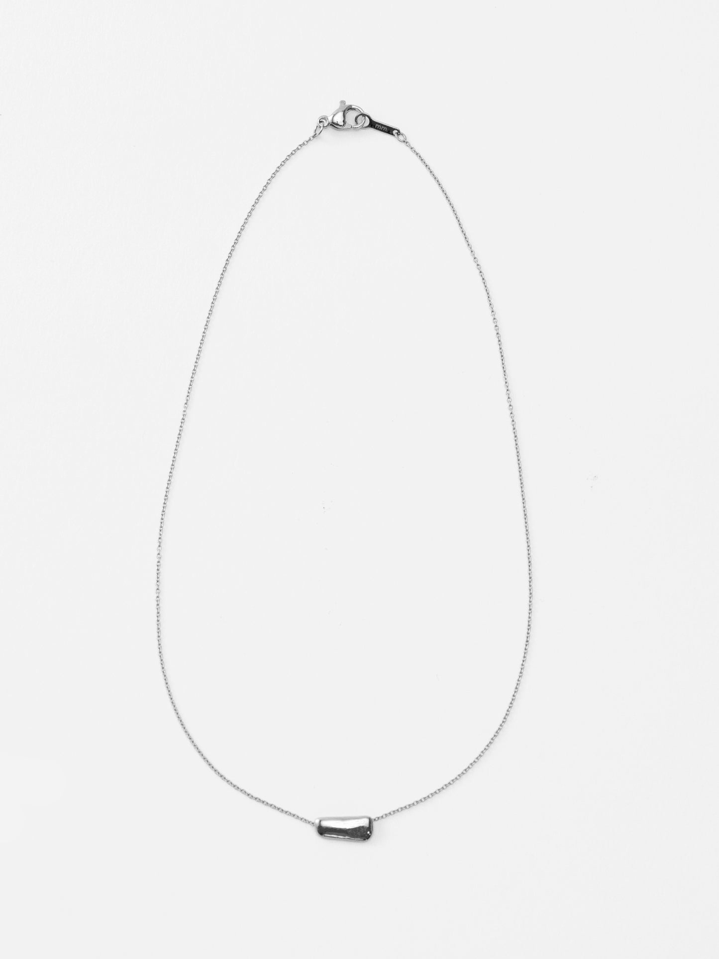 oblong necklace 28N-SV　　