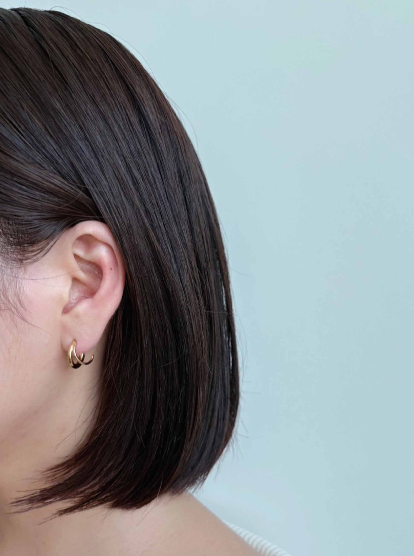 double line earring&ear cuff 7E-GD　
