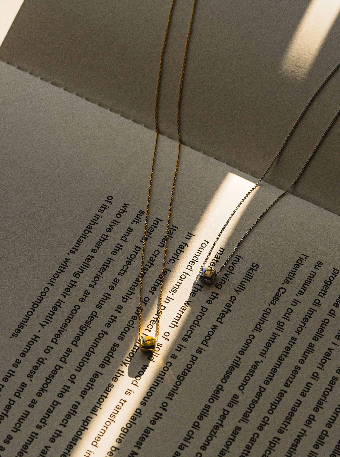 スクエアネックレス 65N-GD