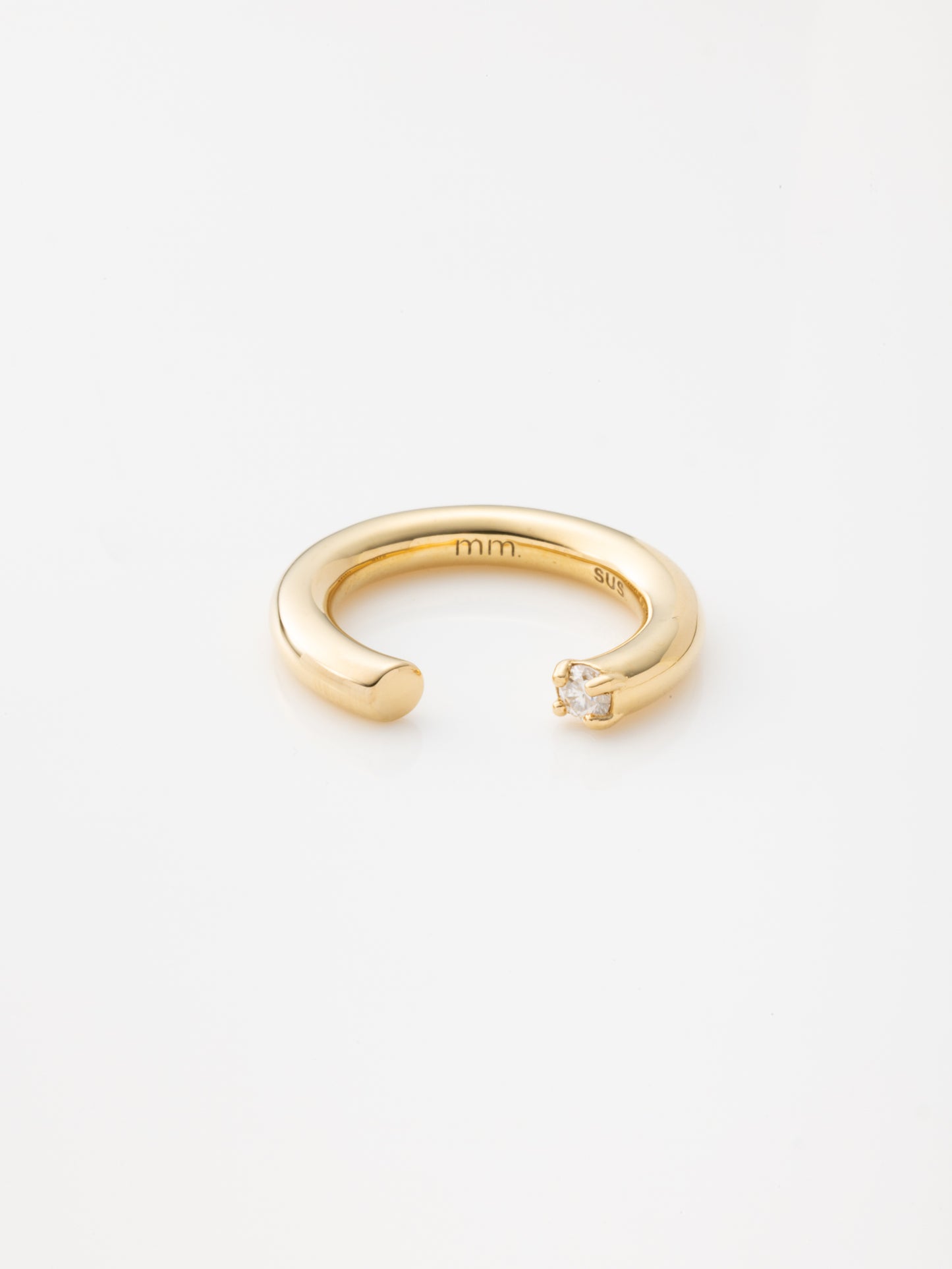 モアサナイト ピンキーリング  55PR-GD