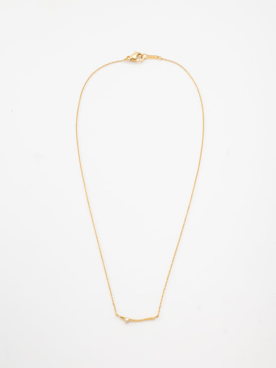 branch stone necklace 18N-GD　　