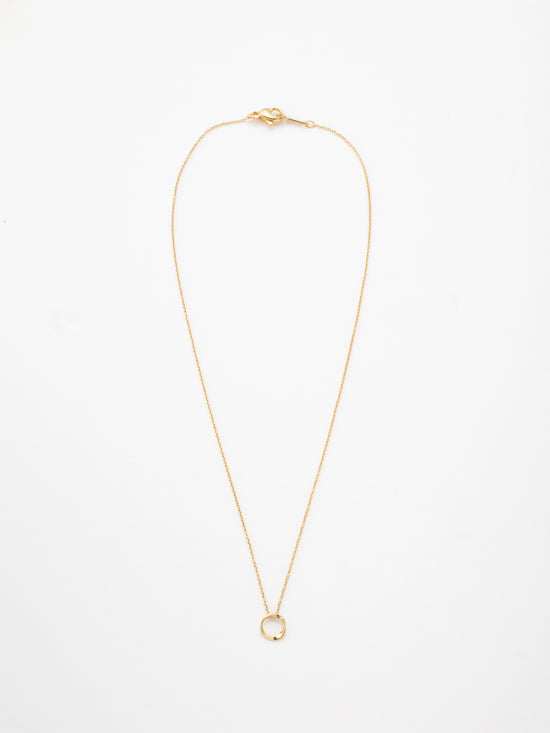 open circle necklace 29N-GD