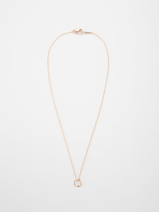 open circle necklace 29N-PKGD