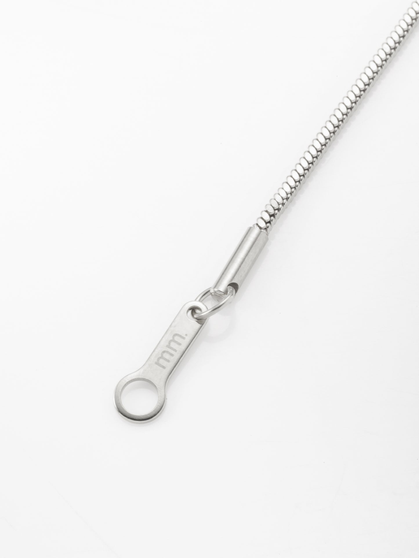 1ｍｍスネイクチェーンネックレス 44N-SV