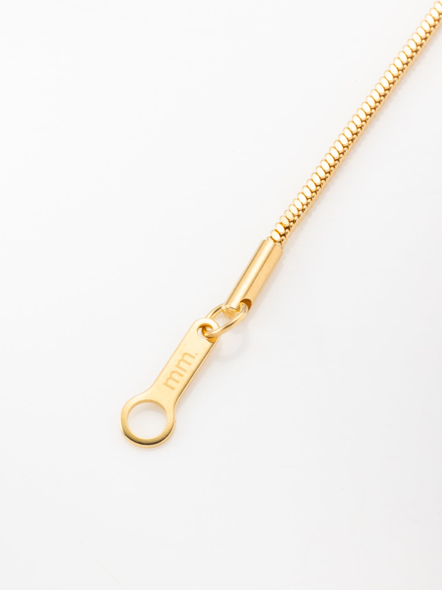 1ｍｍスネイクチェーンネックレス 44N-GD