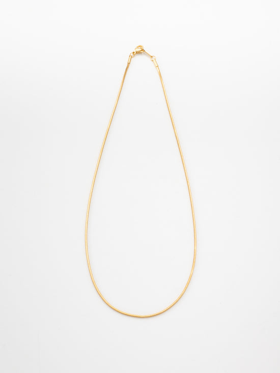 1ｍｍスネイクチェーンネックレス 44N-GD