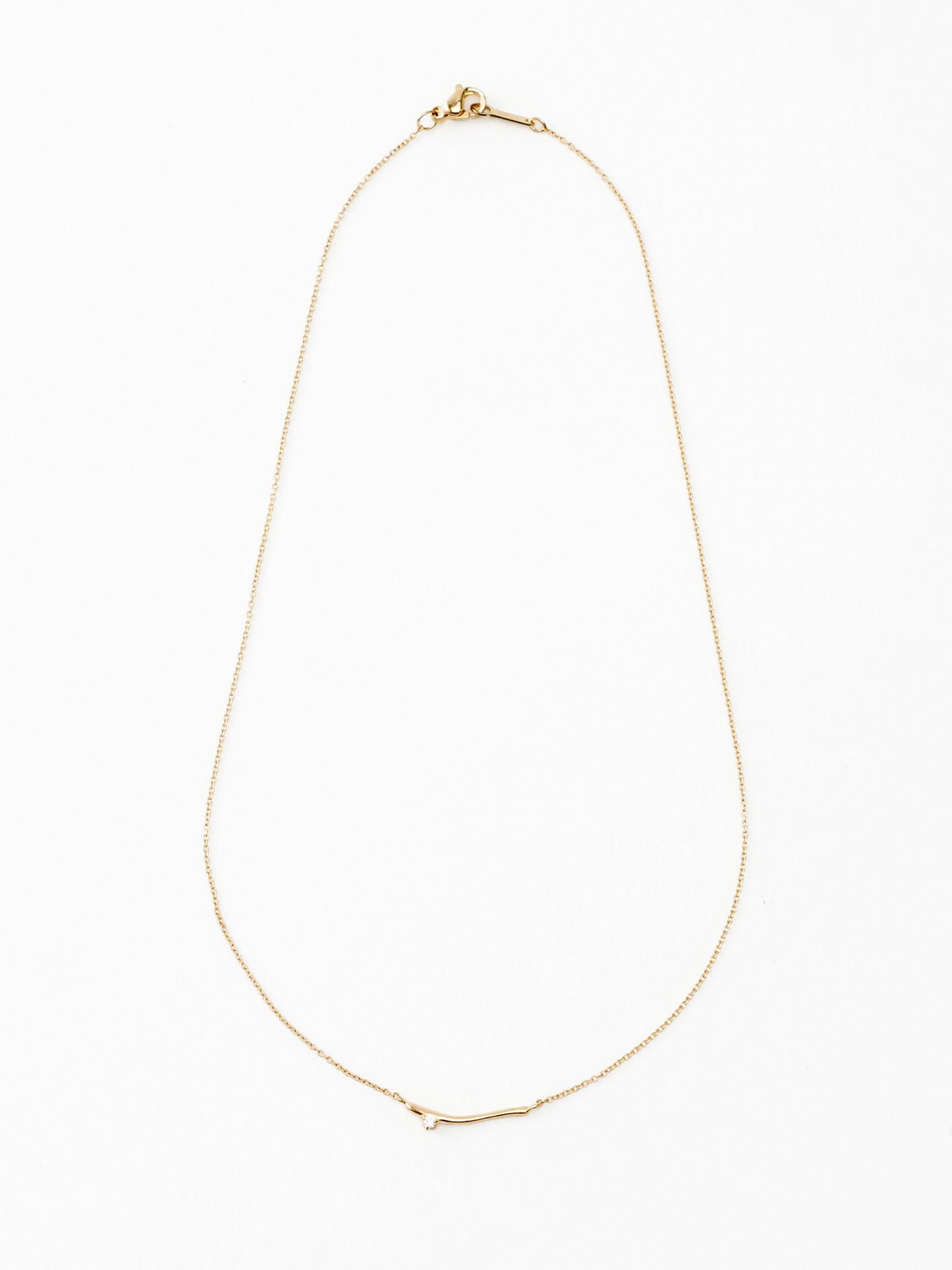 branch stone necklace 18N-GD　　