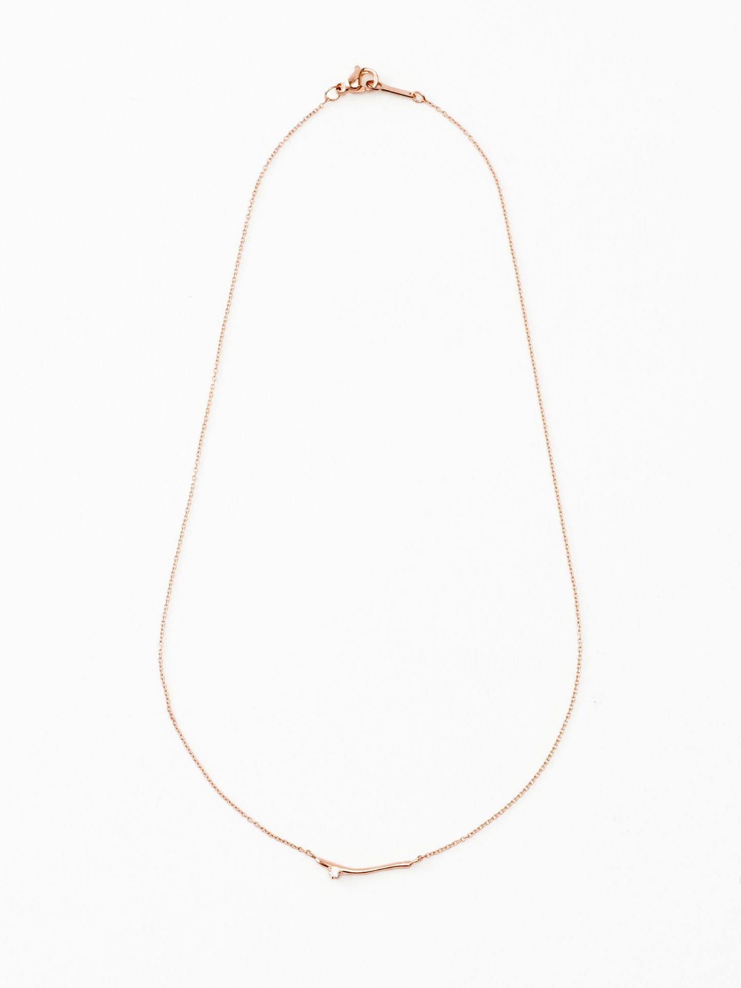 branch stone necklace 18N-PKGD　　