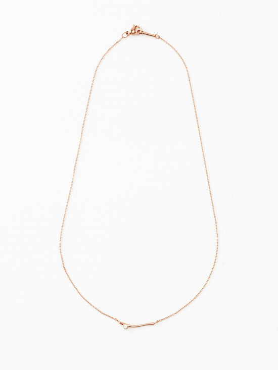 branch stone necklace 18N-PKGD　　