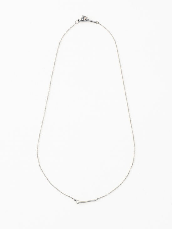 branch stone necklace 18N-SV　　