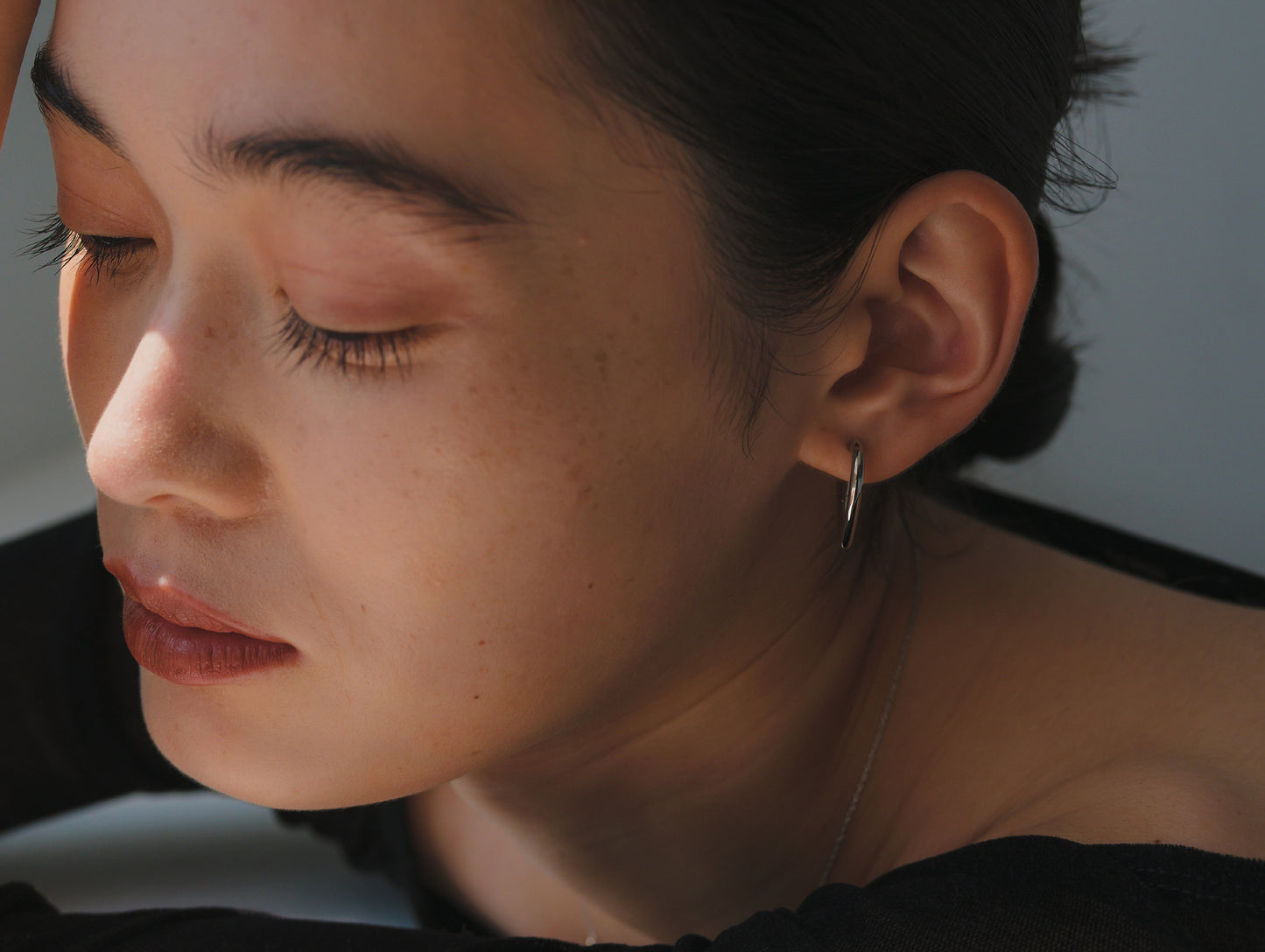 ハートフープピアス 60P-GD