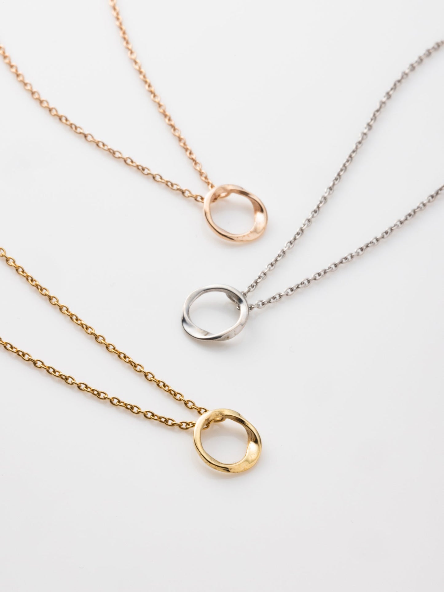 open circle necklace 29N-PKGD