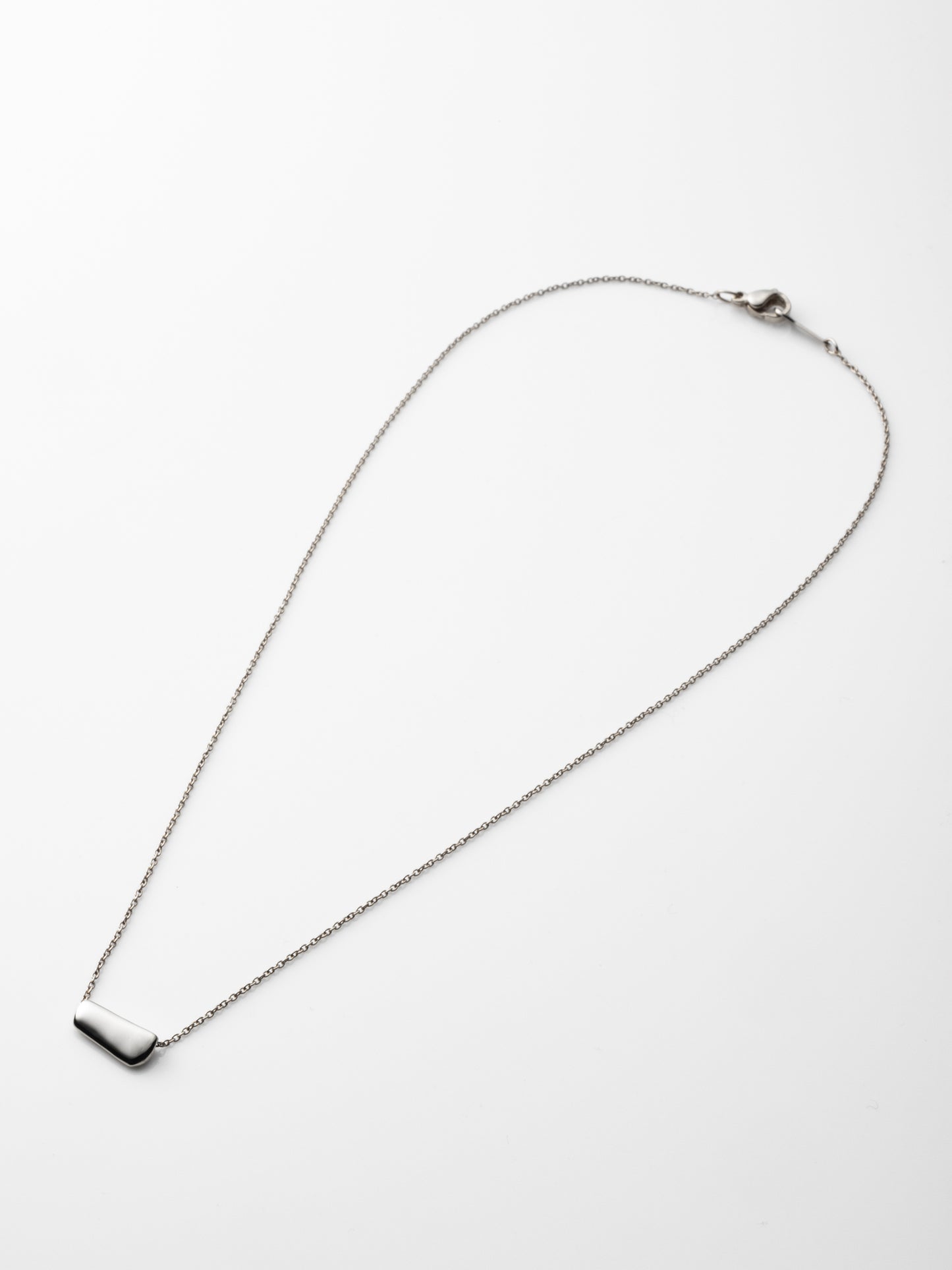 oblong necklace 28N-SV　　