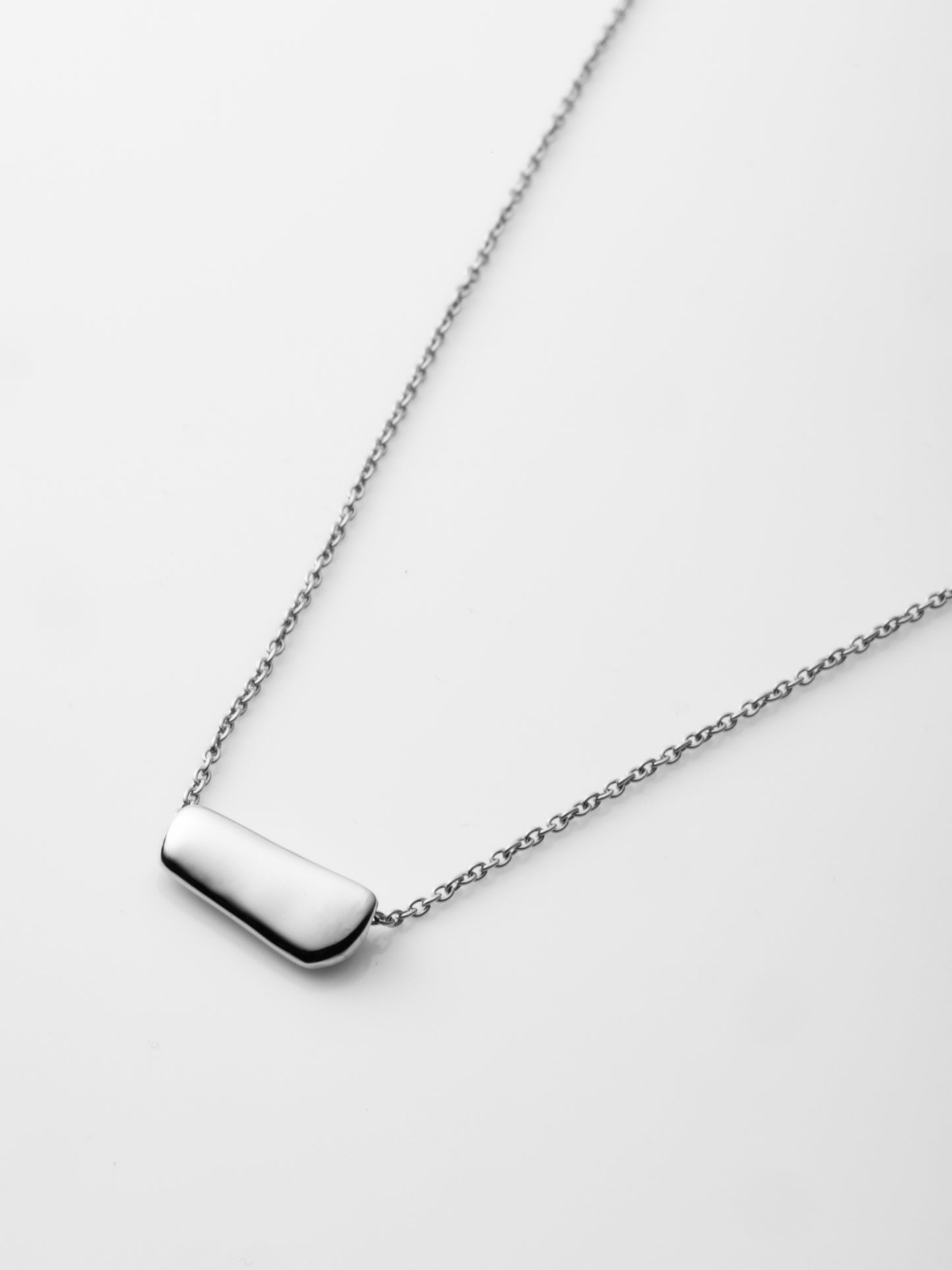 oblong necklace 28N-SV　　